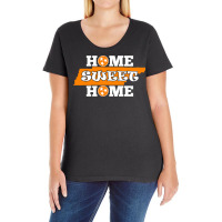 Home Sweet Home Tennessee  Orange State Flag White Tee Ladies Curvy T-shirt | Artistshot