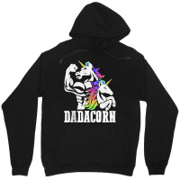 Manly Unicorn Muscle Dad And Daughter Dadacorn Fathers Day Tank Top Unisex Hoodie | Artistshot