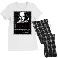 How Sharper Than A Serpent's Tooth Shakespeare Quote Women's Pajamas Set | Artistshot