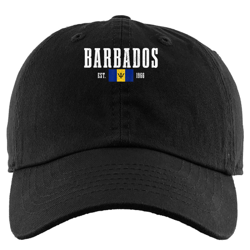 Barbados Est. 1966 Barbadian Flag Pride Vintage Barbados Kids Cap by pennyWelborn | Artistshot