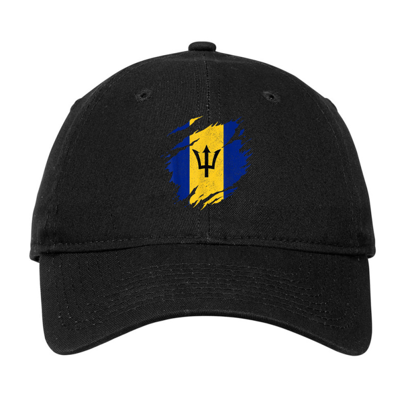 Barbados Flag Barbadian Pride Vintage Barbados Adjustable Cap by pennyWelborn | Artistshot