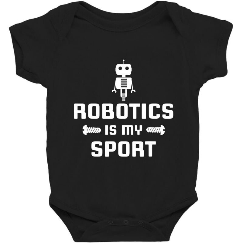 Robotics Is My Sport Robot Digital Baby Bodysuit | Artistshot