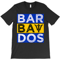 Barbados Flag With Barbados Trident Bajan Soca T-shirt | Artistshot