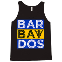 Barbados Flag With Barbados Trident Bajan Soca Tank Top | Artistshot