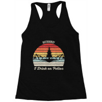 Vintage Retro I Am Outdoorsy Drink On Patios Racerback Tank | Artistshot