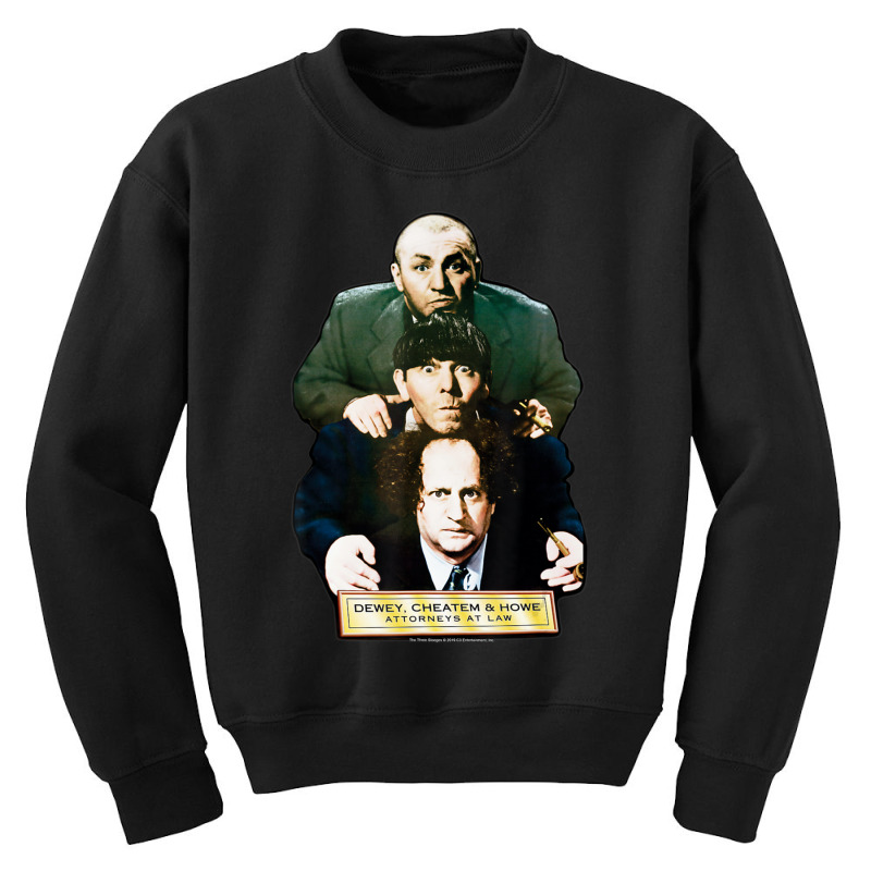 Tts- The Three Stooges Dewey, Cheatem & Howe Attorneys Youth Sweatshirt by Kuwannin528 | Artistshot