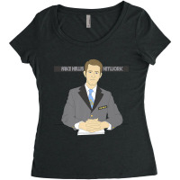 Fake News Anchor Man Breaking News Edition T Shirt Women's Triblend Scoop T-shirt | Artistshot