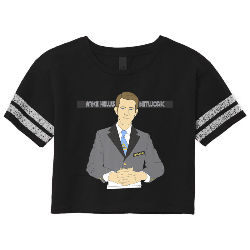 Fake News Anchor Man Breaking News Edition T Shirt Scorecard Crop Tee by cm-arts | Artistshot