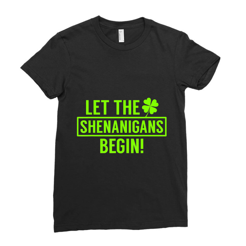 Saint Patricks Shenanigans Ladies Fitted T-Shirt by Koyanho62 | Artistshot