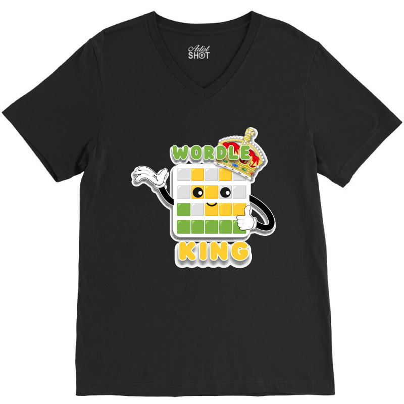 Wordle King Daily Word Game Wordle Kawaii V-neck Tee | Artistshot