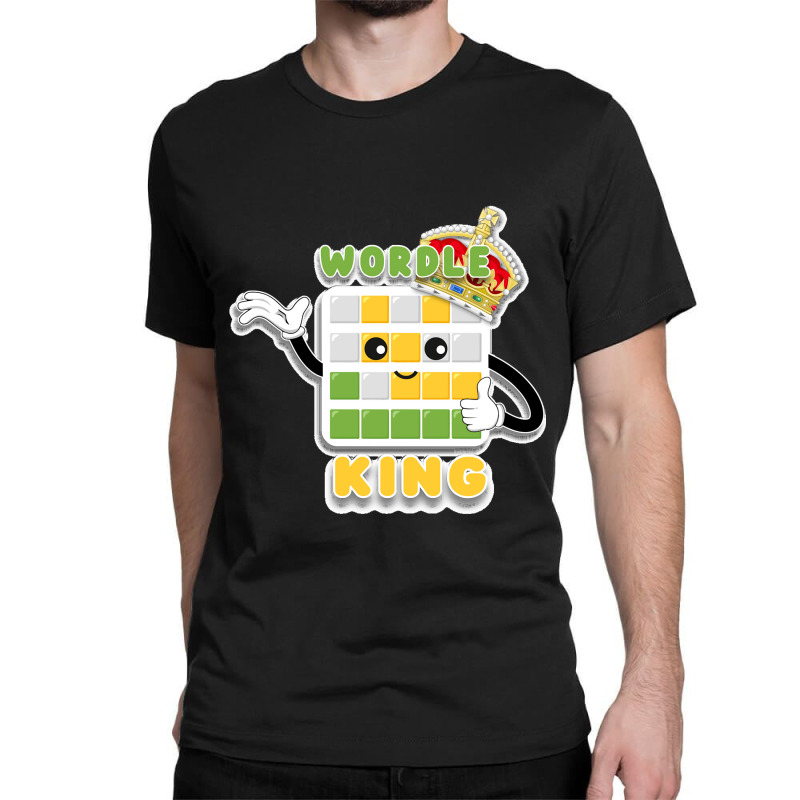 Wordle King Daily Word Game Wordle Kawaii Classic T-shirt | Artistshot