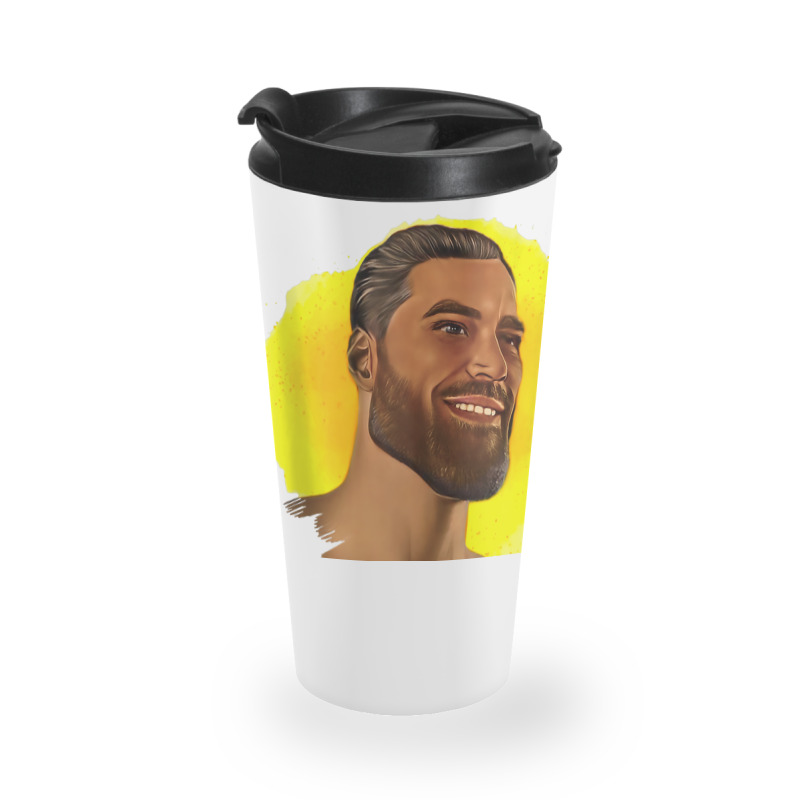 Funny Gigachad Meme Giga Chad Alpha Male Sigma Male Memes Tank Top Travel Mug | Artistshot