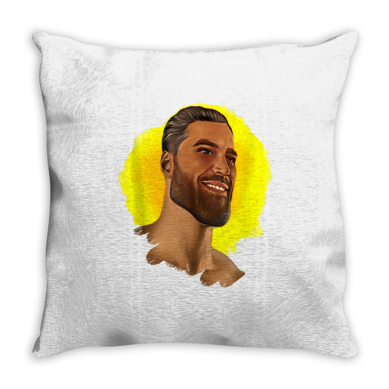 Funny Gigachad Meme Giga Chad Alpha Male Sigma Male Memes Tank Top Throw Pillow | Artistshot