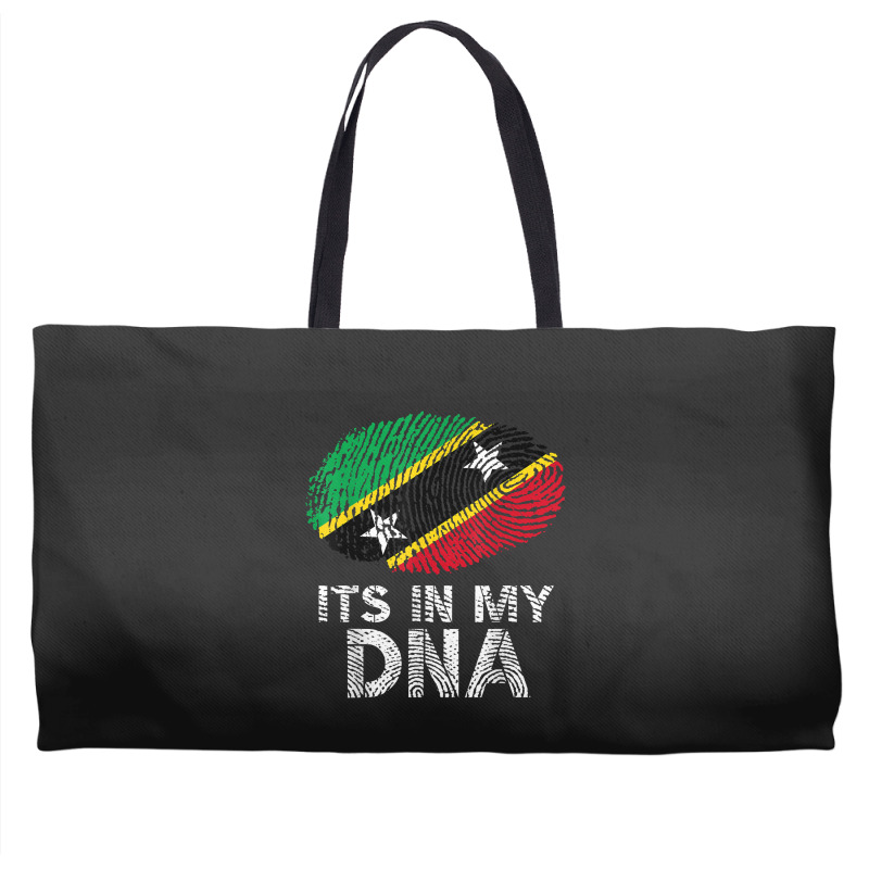 Its In My Dna Saint Kitts And Nevis Flag Fingerprint Weekender Totes by JamesPlyler | Artistshot