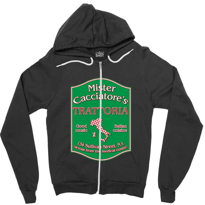 Mister Cacciatore's Zipper Hoodie by cm-arts | Artistshot