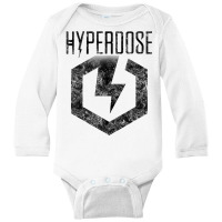 Hyperdose Lightning Bolt Impact Ep Release Tee Inverted Long Sleeve Baby Bodysuit | Artistshot