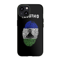 Lesotho Fingerprint Flag Country Pride Heritage Shirt Iphone 13 Case | Artistshot