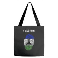 Lesotho Fingerprint Flag Country Pride Heritage Shirt Tote Bags | Artistshot