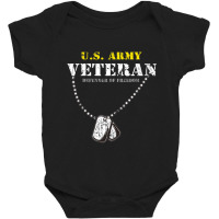 U.s. Army Proud Army Veteran Vet Baby Bodysuit | Artistshot