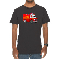 Fire Rescue Mini Van Cartoon Vintage T-shirt | Artistshot