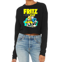 Fritz-the-cat-retro-adult-cartoon-fan- Cropped Sweater | Artistshot