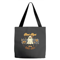 Retro Halloween Ghost Bad And Boo Jee Pumpkin Tote Bags | Artistshot