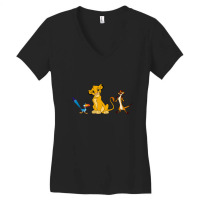 Simba Zazu And Timon   Cartoon Women's V-neck T-shirt | Artistshot