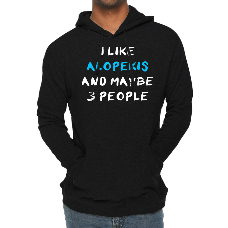 I Like Alopekis And Maybe 3 People Kokoni Melitaio Kynideo Lightweight Hoodie by Color | Artistshot