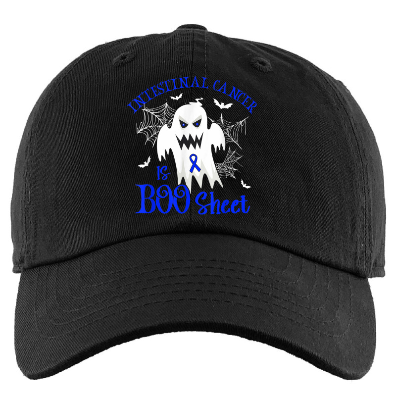 Intestinal Cancer Is Boo Sheet Blue Ribbon Halloween Kids Cap by Bewitch | Artistshot