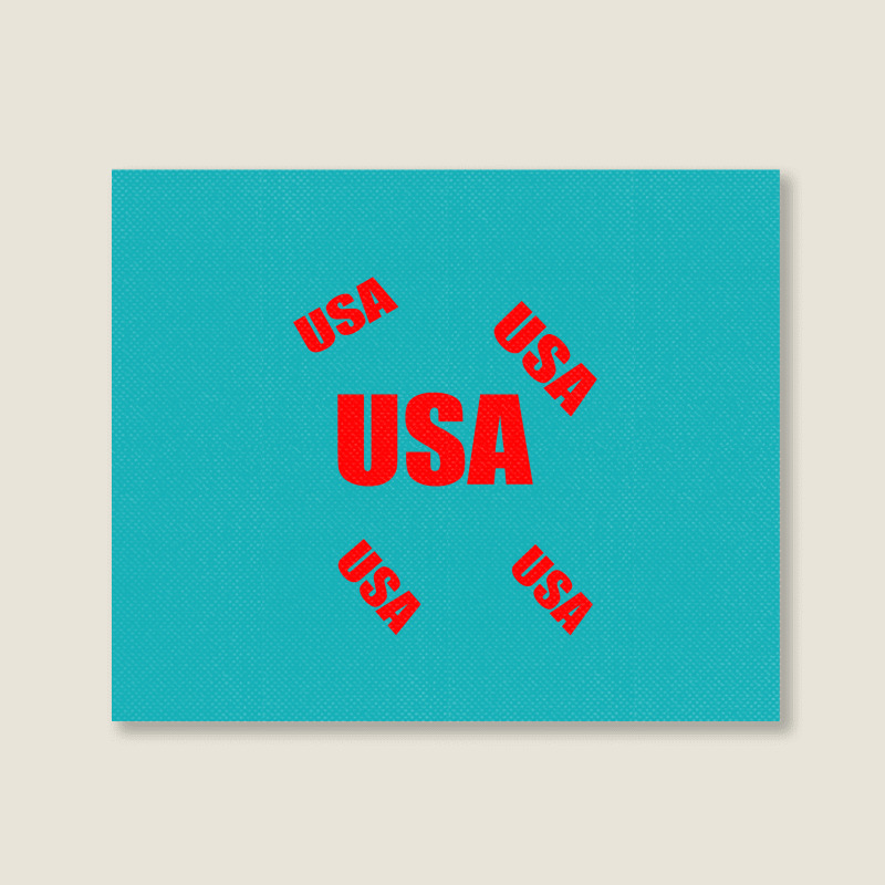 Usa Landscape Canvas Print | Artistshot