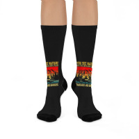 You See Nature And I See A Deer Jerky Funny Hunting Crew Socks | Artistshot