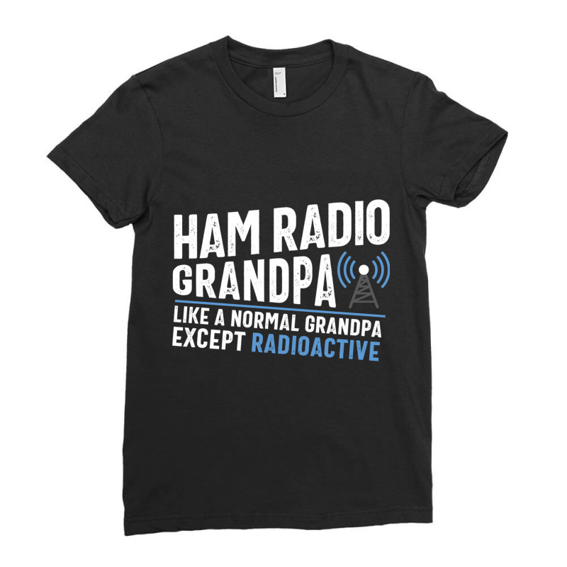 Funny Ham Radio Operator Antenna Amateur Radio Gift For Men Sweatshirt Ladies Fitted T-Shirt by cm-arts | Artistshot