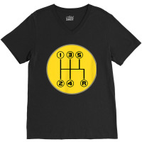 Driving Shift Pattern Fun Stick Shift Manual V-neck Tee | Artistshot