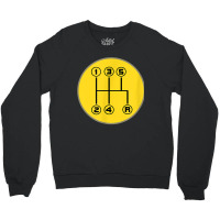 Driving Shift Pattern Fun Stick Shift Manual Crewneck Sweatshirt | Artistshot