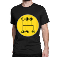 Driving Shift Pattern Fun Stick Shift Manual Classic T-shirt | Artistshot