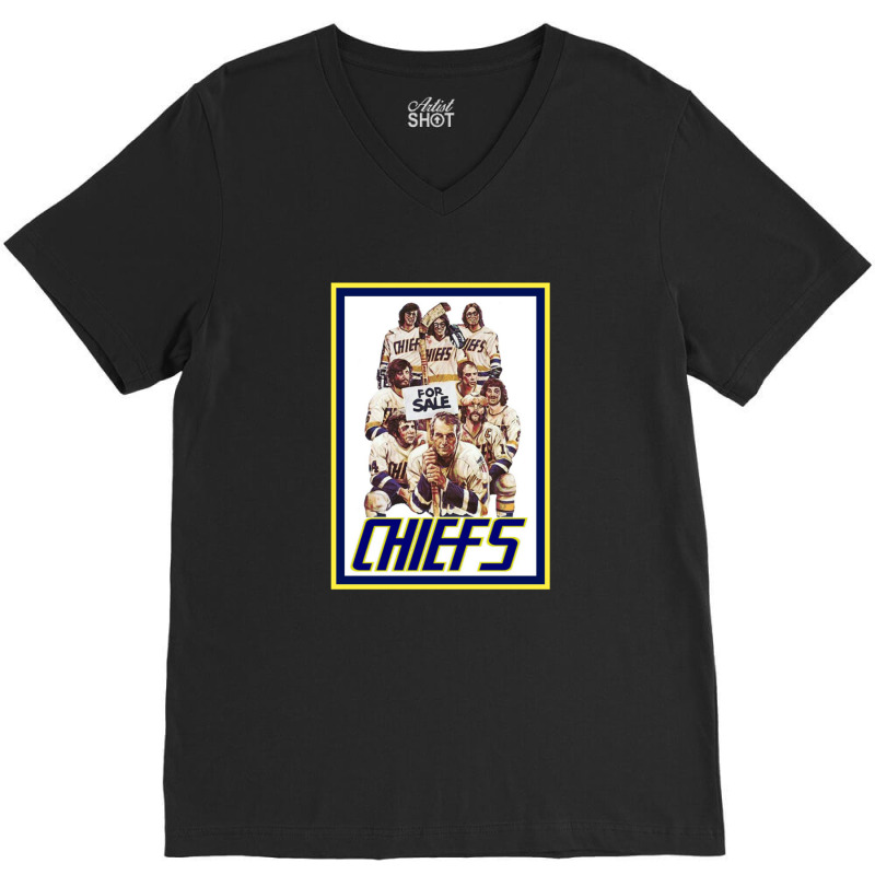 Slap Shot   Ice Hockey V-neck Tee | Artistshot