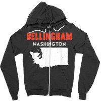 Bellingham Washington Usa State America Travel Washingtonian Zipper Hoodie | Artistshot