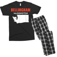 Bellingham Washington Usa State America Travel Washingtonian Men's T-shirt Pajama Set | Artistshot