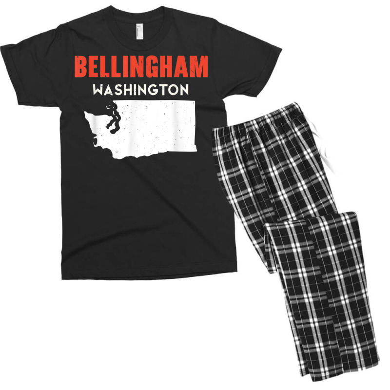 Bellingham Washington Usa State America Travel Washingtonian Men's T-shirt Pajama Set | Artistshot