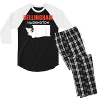 Bellingham Washington Usa State America Travel Washingtonian Men's 3/4 Sleeve Pajama Set | Artistshot