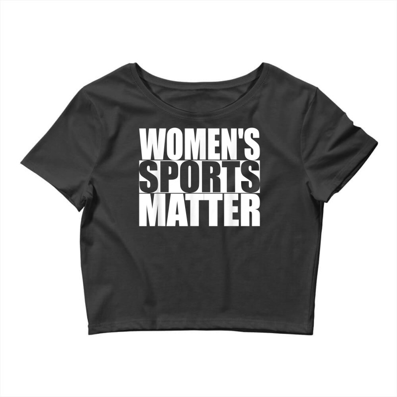 Women's Sports Matter Title Ix 9 T Shirt Crop Top by wevipaenizhu | Artistshot