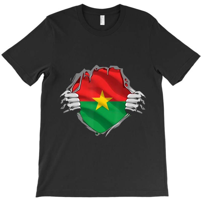 Patriotic Burkinabe Heritage Proud Burkina Faso Roots Flag T-shirt | Artistshot