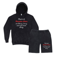 Musician Moms Are Classy Sassy And Bit Smart Assy Vintage Hoodie And Short Set | Artistshot