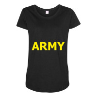 Us Army Pt Armed Forces Gear Maternity Scoop Neck T-shirt | Artistshot