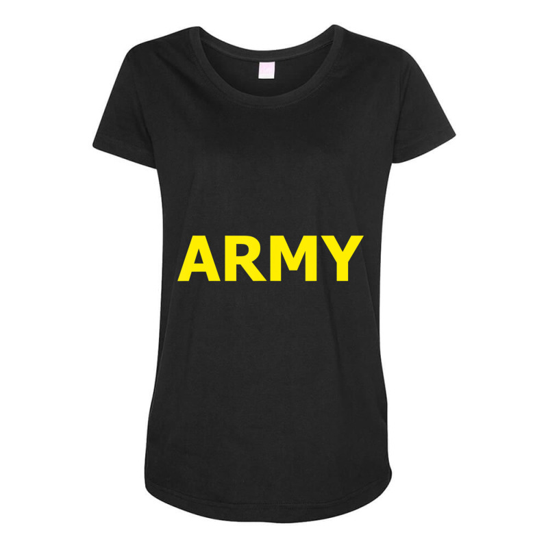 Us Army Pt Armed Forces Gear Maternity Scoop Neck T-shirt by Kuwannin528 | Artistshot