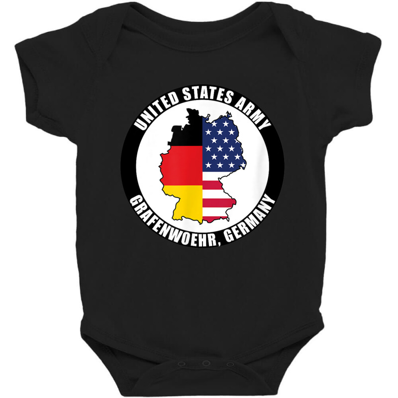 Grafenwoehr Germany United States Army Military Veteran Gift T Shirt Baby Bodysuit by cm-arts | Artistshot