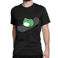 Skateboarding Frog Classic T-shirt | Artistshot