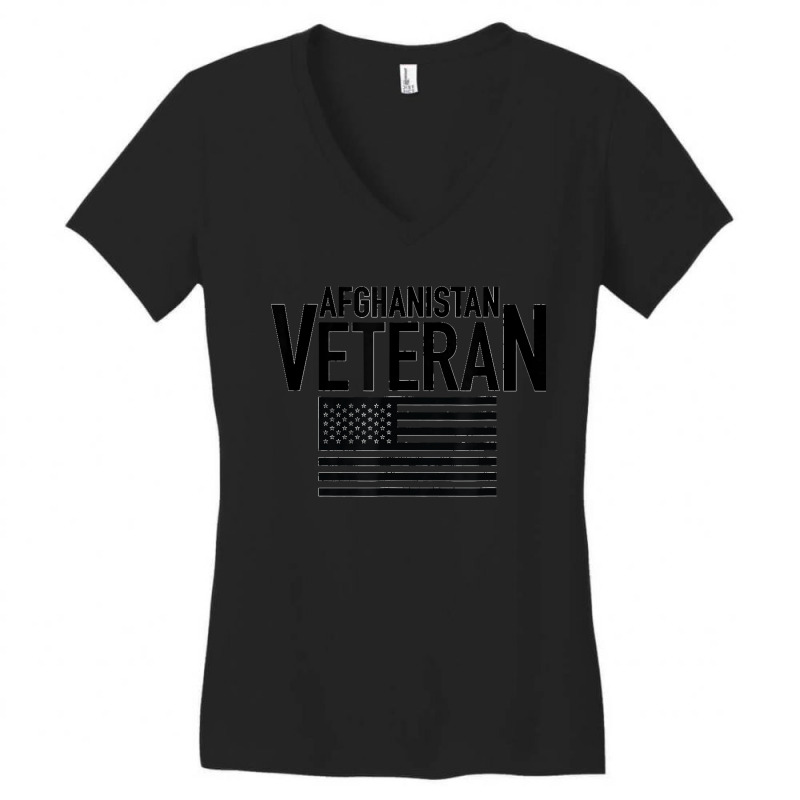 Mens Afghanistan Veteran Military Combat Veteran Women's V-Neck T-Shirt by cm-arts | Artistshot