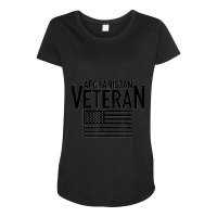 Mens Afghanistan Veteran Military Combat Veteran Maternity Scoop Neck T-shirt | Artistshot