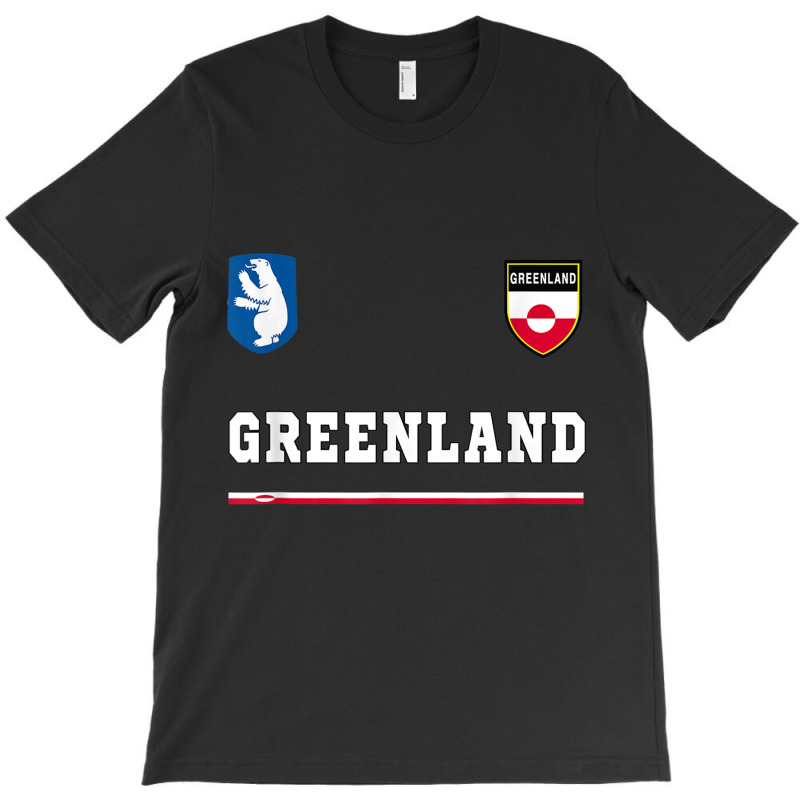 Greenland Sportsoccer Jersey Tee Flag Football Nuuk T Shirt T-shirt | Artistshot